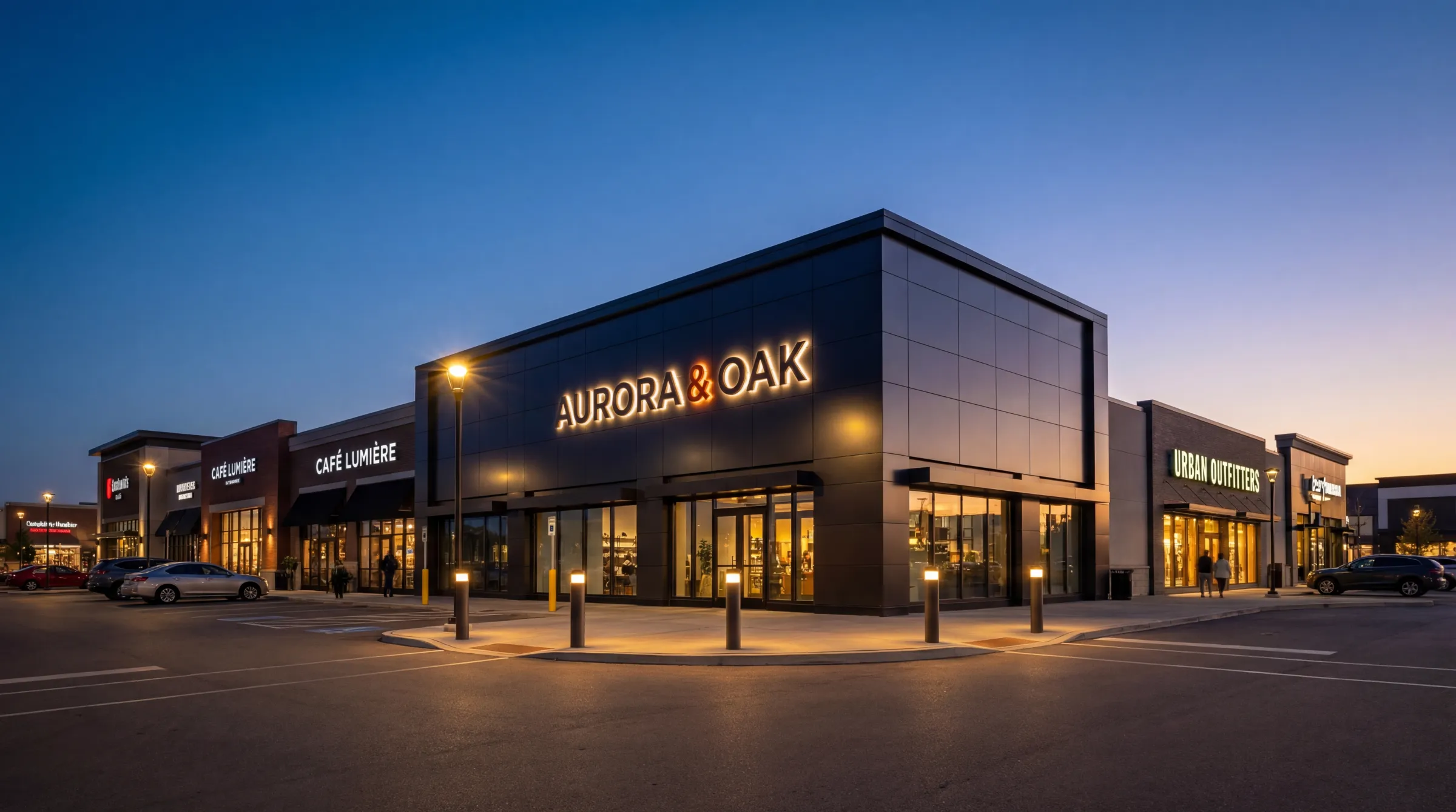 AURORA & OAK CHANNEL LETTERS