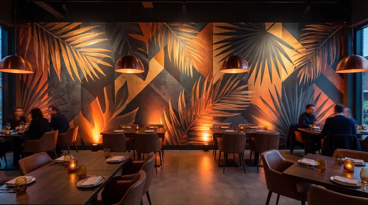 RESTAURANT FEATURE WALL